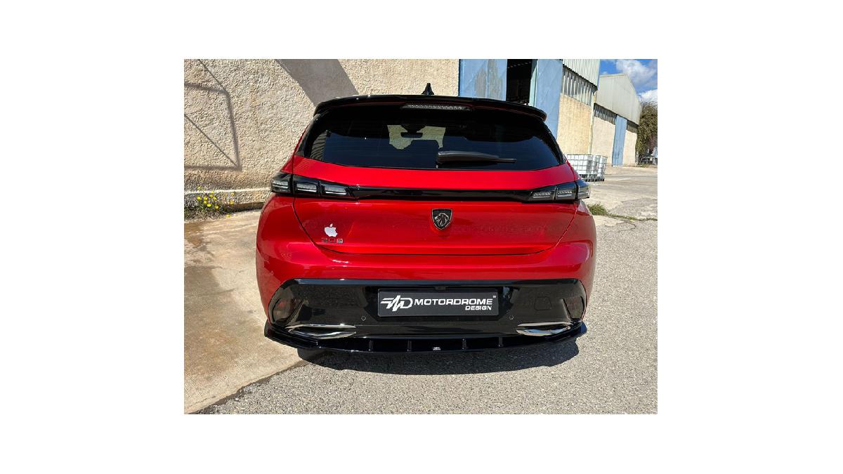 Jupe+arri%C3%A8re+%28Diffuser%29+sur+mesure+pour+Peugeot+308+III+HB+5-portes+2021-+%28ABS+Noir+Luisant%29